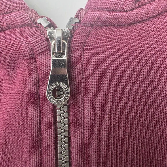 Lyle & Scott Kids Burgundy Zip-Up Hoodie - Picture 3 of 8